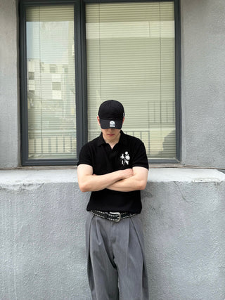 Black Rivet Belt