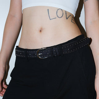 Leopard Plush Belt