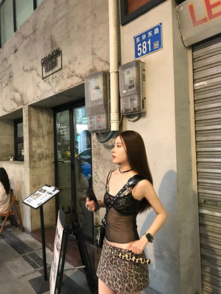 Leopard Plush Belt