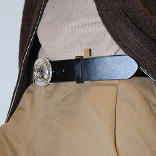 Graffiti Leather Belt