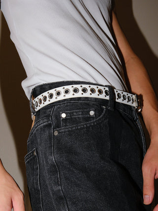 Black Double Buckle Belt