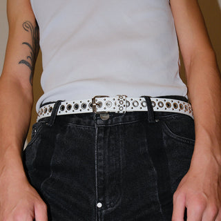 Black Double Buckle Belt