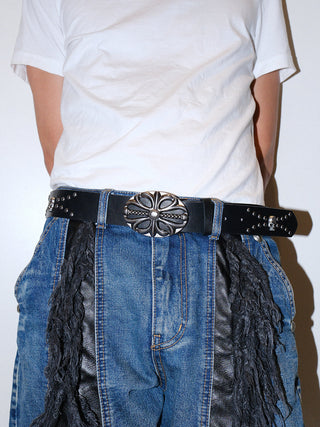 Skull Rivet Belt
