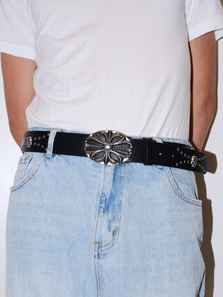Skull Rivet Belt