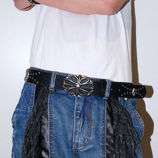 Skull Rivet Belt