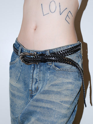 Carved Woven Belt