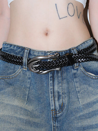 Carved Woven Belt