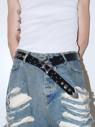 Carved Punk Belt