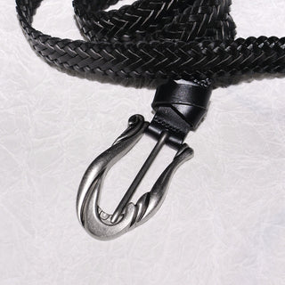 Button Braided Belt