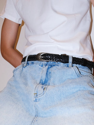Button Braided Belt