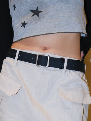 Square Buckle Belt