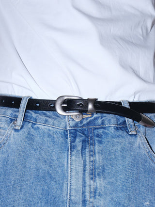 Black Silver Belt