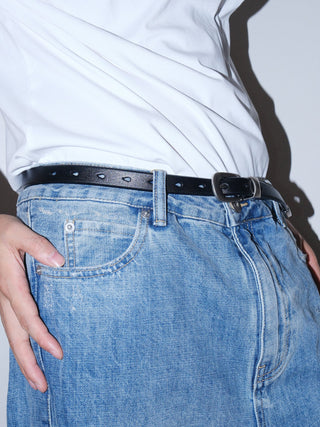 Black Silver Belt