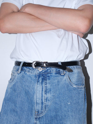 Black Silver Belt