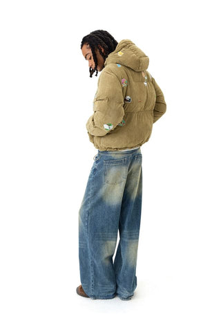 CONP Suede Texture Padded Jacket