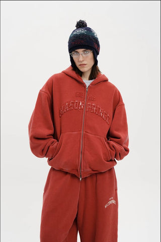 [MASONPRINCE] Fleece Lined Hoodie & Sweatpants Set