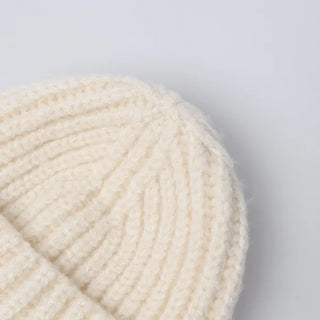 Rib knit beanie