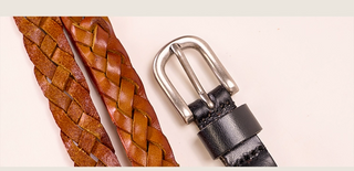[CULTUM] Leather Woven Belt