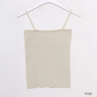 poni ribbed sleeveless