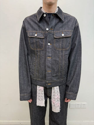 NEVERSEEZ Raw Denim Jacket