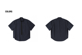 [MASONPRINCE] City Necktie Shirt