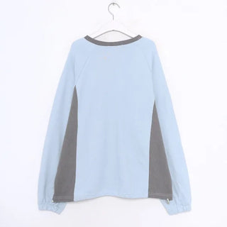 Two-tone logo sweatshirt