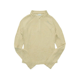 [Monterest] Fleece-Lined Half-Zip Long Sleeve Tee
