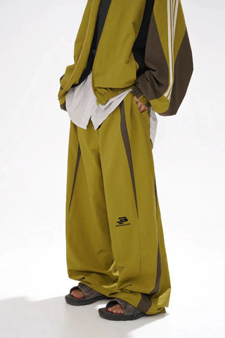 [MASONPRINCE] 90s Color Block Track Jacket & Pants Set
