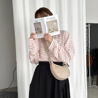 Oversized striped T-shirt