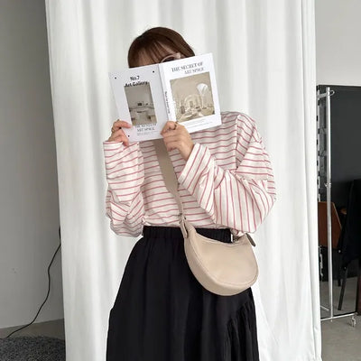 Oversized striped T-shirt