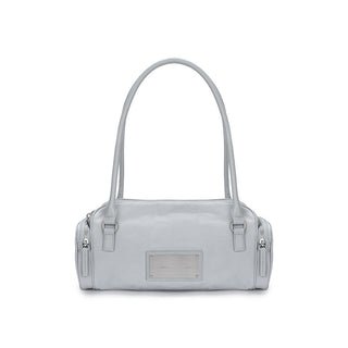 NYLON BOSTON BAG IN GREY