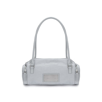 NYLON BOSTON BAG IN GREY