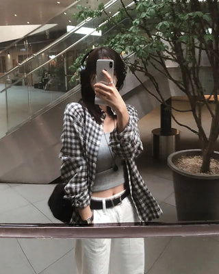 Summer check shirt