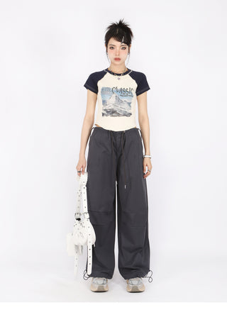 [BigS] Raglan long sleeve top