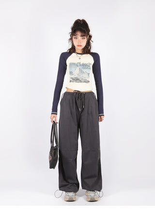 [BigS] Raglan long sleeve top