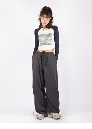 [BigS] Raglan long sleeve top