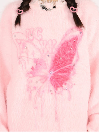 Butterfly oversize sweater
