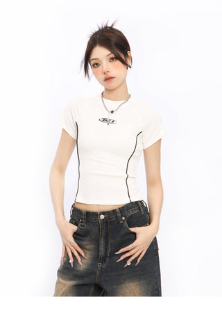 Slim fit sports top