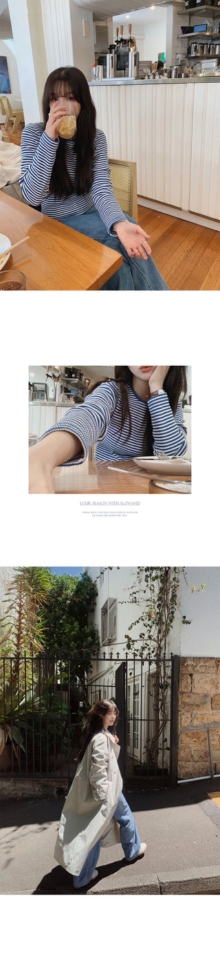 Striped T-shirt - 3 colors