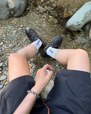 String cargo shorts