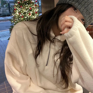 Half-zip fleece anorak