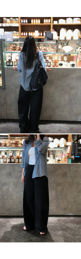 Summer wide chino pants