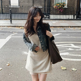 Matte layered dress