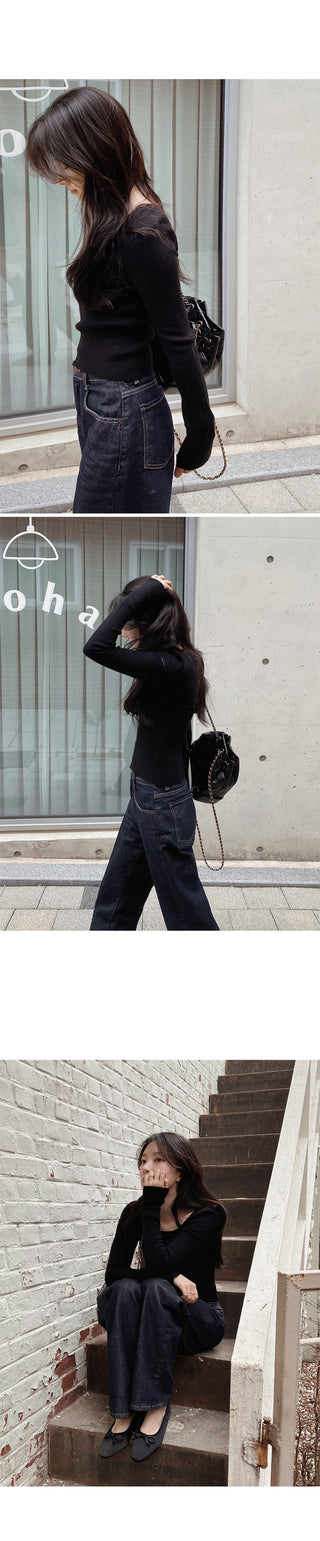 Semi-square knit