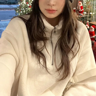 Half-zip fleece anorak