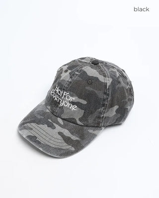 Lettering military pattern cap
