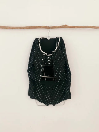 Cardigan top and pants three-piece bikini in black. piece body-covering belly-covering unique swimsuit.