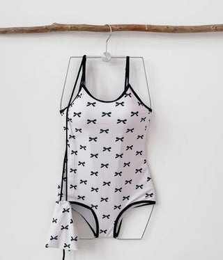 Ribbon Monokini Bag Set Swimsuit