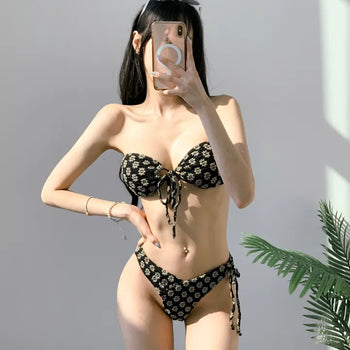 Flower Micro Sexy Bikini Swimsuit