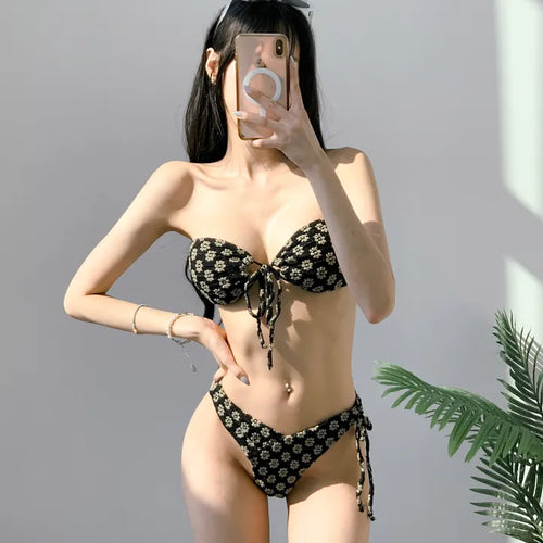 Flower Micro Sexy Bikini Swimsuit